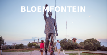 Nelson Mandela Statue in Bloemfontein